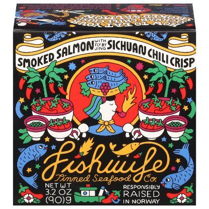 Fishwife - Salmn Smkd Schn Chli Crsp - CS of 6-3.2 OZ