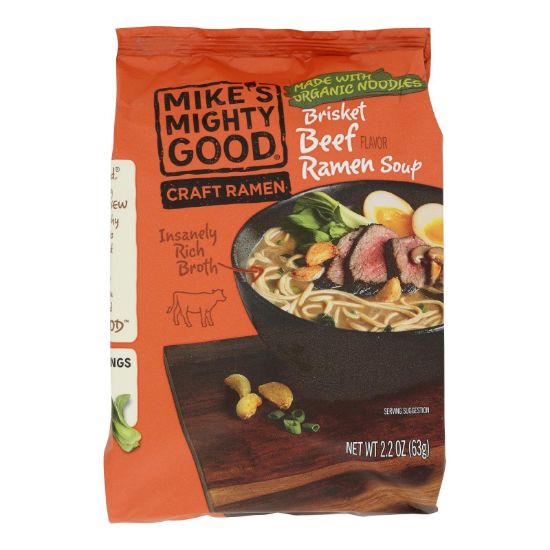 Mike's Mighty Good - Ramen Soup Og3 Brskt Beef - CS of 7-2.2 OZ