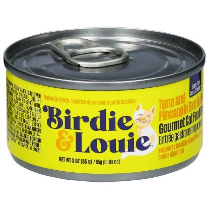 Birdie & Louie - Cat Food Tuna Pineapple - CS of 12-3 OZ