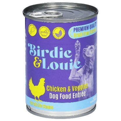 Birdie & Louie - Dog Food Chicken Veggies - CS of 12-13 OZ
