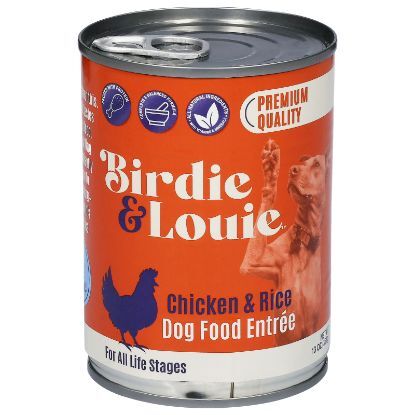 Birdie & Louie - Dog Food Chicken Rice - CS of 12-13 OZ