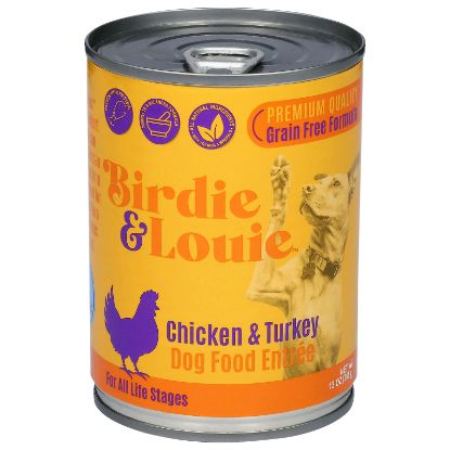 Birdie & Louie - Dog Food Chicken Turkey - CS of 12-13 OZ