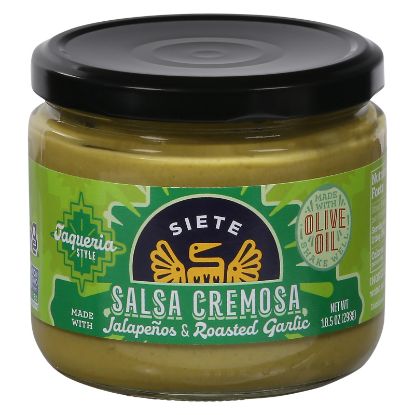 Siete - Salsa Cremosa Jalapeno - CS of 6-10.5 OZ