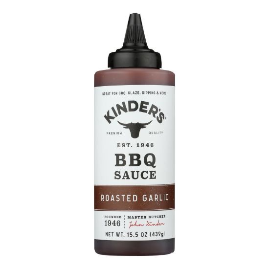 Kinder's - Sauce Bbq Roasted Garlic - CS of 6-15.5 OZ