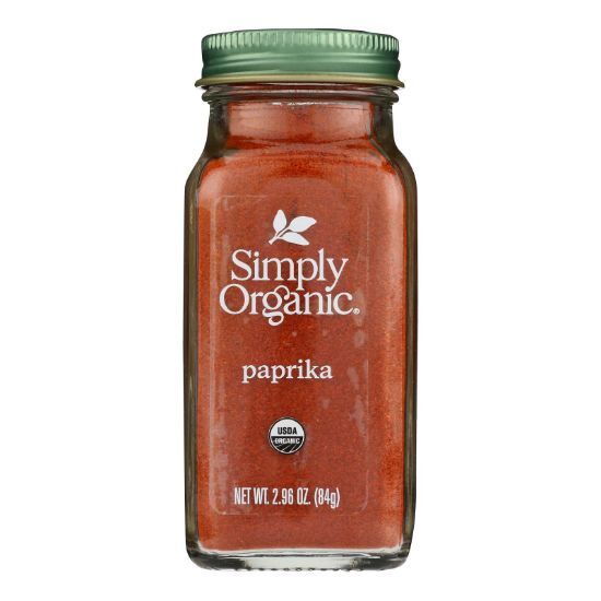 Simply Organic - Paprika Organic Ground - Case of 6 - 2.96 ounces