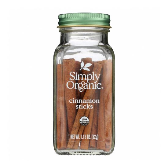 Simply Organic - Cinnamon Sticks Organic Whole - Case of 6 - 1.13 Ounces