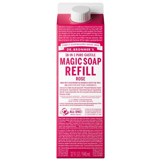 Dr. Bronner's - Sp Og3 18 In 1 Pcms Rose - EA of 1-32 FZ