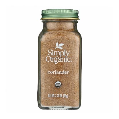 Simply Organic - Coriander Seed Organic Ground - Case of 6 - 2.29 Ounces