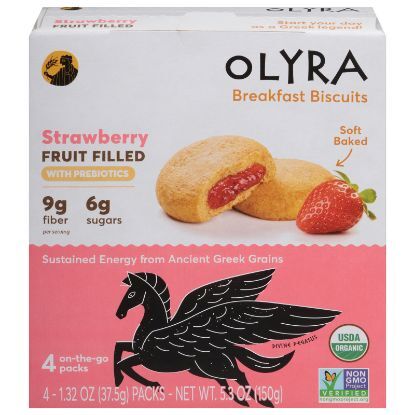 Olyra - Brkfst Bsct Og2 Strwbry - CS of 6-5.3 OZ