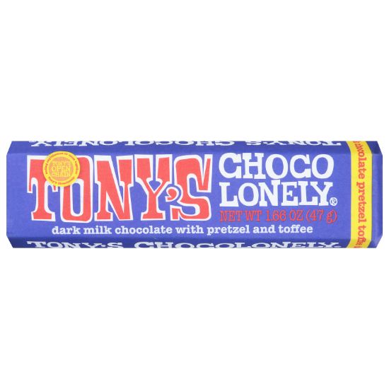 Tony's Chocolonely - Bar Dk Mlkchoc Pretz Toff - CS of 20-1.66 OZ