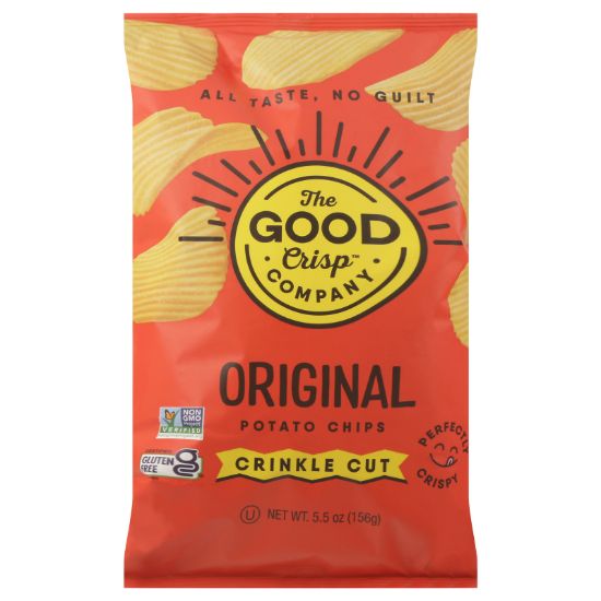 The Good Crisp Company - Pot Chp Crinkle Original - CS of 12-5.5 OZ