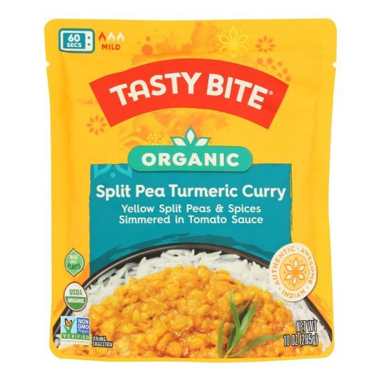 Tasty Bite - Lentils Organic Spicy Tomato and Red Chili Curry - Case of 6-10 Ounces