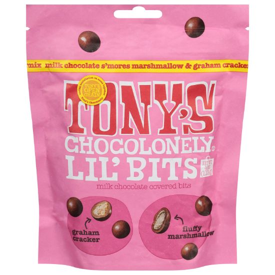 Tony's Chocolonely - Lil Bits Mlk Choc Smores - CS of 8-4 OZ