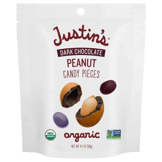 Justin's - Dark Choc Og2 Pnut Pieces - CS of 6-4.5 OZ