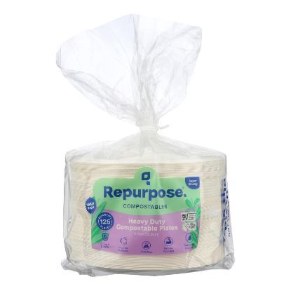 Repurpose - Plates Heavy Duty Compost - Case of 4-125 Count