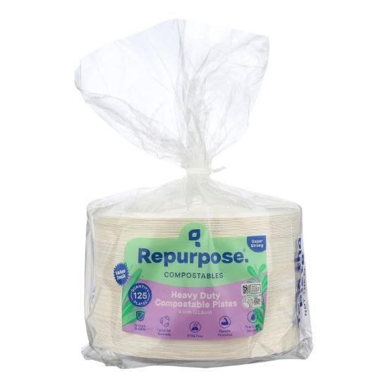 Repurpose - Plates Heavy Duty Compost - Case of 4-125 Count