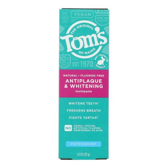 Tom's Of Maine - Tp A/p T/c Whtng Pprmnt - CS of 6-4.5 OZ