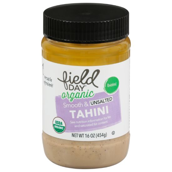 Field Day - Tahini Og1 Smooth Unsalt - CS of 12-16 OZ