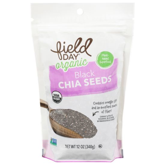 Field Day - Seeds Og2 Black Chia - CS of 8-12 OZ