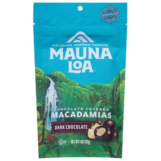 Mauna Loa - Macadmn Nuts Dark Choc - CS of 6-4 OZ