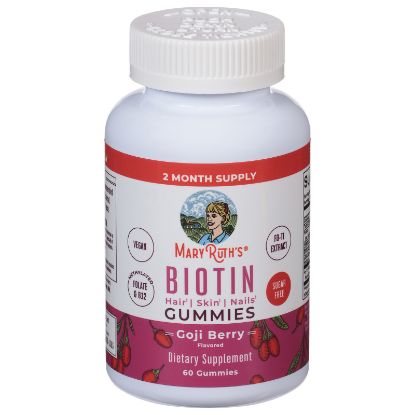 Mary Ruth's - Supp Biotin Goji Bry Gmy - EA of 1-60 CT