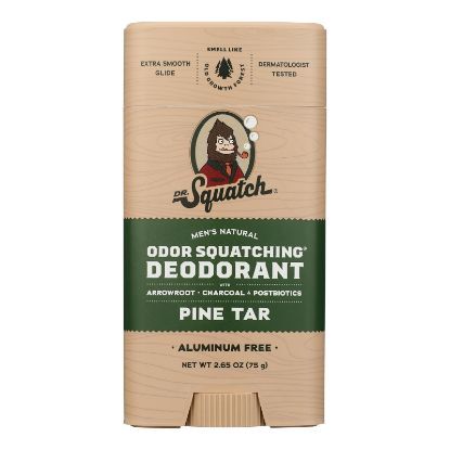 Dr. Squatch - Deodorant Mens Pine Tar - CS of 4-2.65 OZ