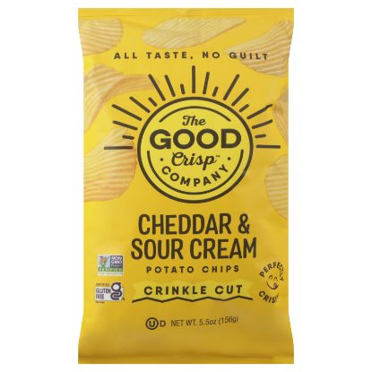 The Good Crisp Company - Pot Chip Ched Sour Crm - CS of 12-5.5 OZ