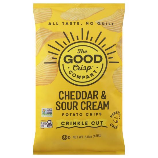 The Good Crisp Company - Pot Chip Ched Sour Crm - CS of 12-5.5 OZ