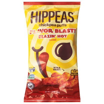 Hippeas - Chkpea Puff Blazin Hot - CS of 12-3.75 OZ