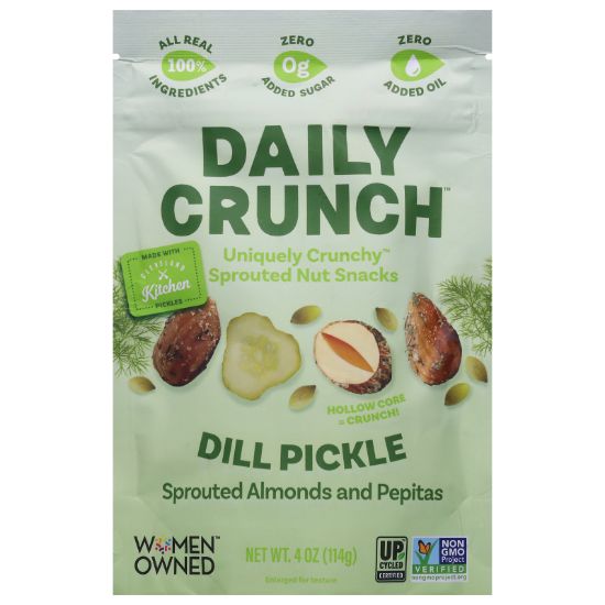 Daily Crunch - Almnd Sprtd Dill Pckl Ppt - CS of 6-4 OZ