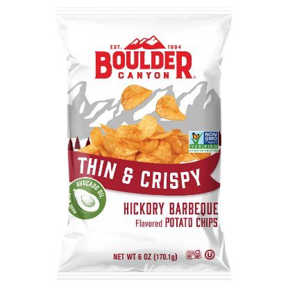 Boulder Canyon - Pot Chip Hickory Bbq - CS of 12-6 OZ