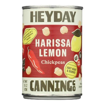 Heyday Canning Co. - Chickpeas Harissa Lemon - CS of 12-15 OZ