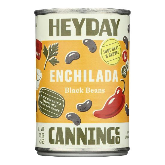 Heyday Canning Co. - Beans Black Enchilada - CS of 12-15 OZ