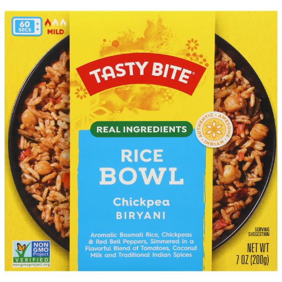 Tasty Bite - Bowl Rice Chckpea Biryani - CS of 6-7 OZ