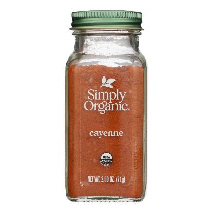 Simply Organic - Cayenne Pepper Og2 - CS of 6-2.5 OZ