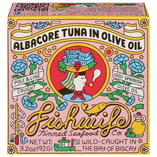 Fishwife - Tuna Albacore Olive Oil - CS of 12-3.2 OZ
