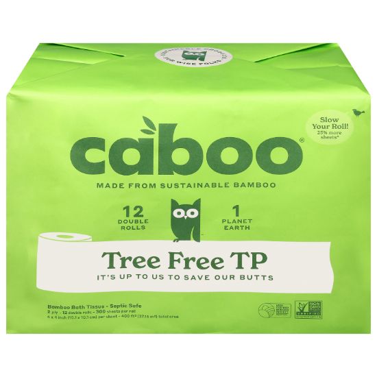 Caboo - Bath Tissue Tree Free - CS of 4-12 CT