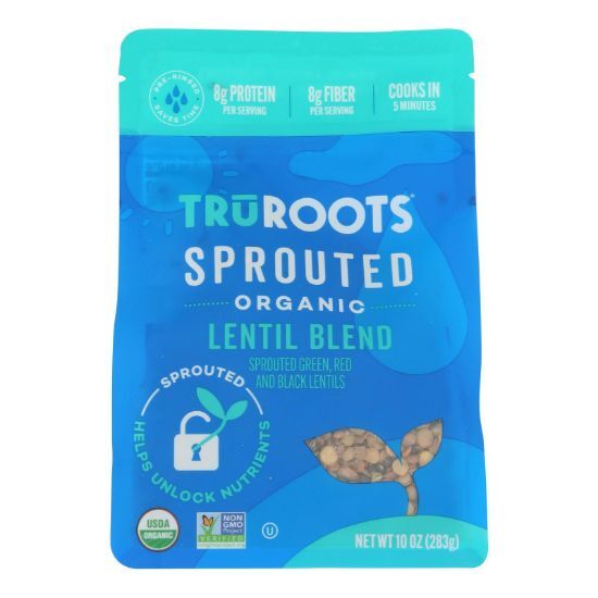 Truroots - Lentil Blend Og2 Sprouted - CS of 6-10 OZ