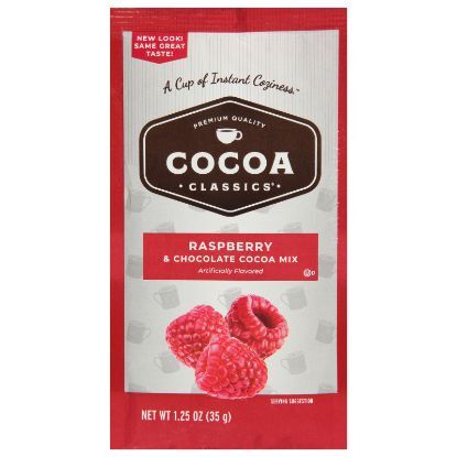 Cocoa Classics - Cocoa Packet Choc Raspbry - CS of 12-1.25 OZ