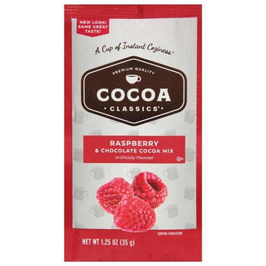 Cocoa Classics - Cocoa Packet Choc Raspbry - CS of 12-1.25 OZ
