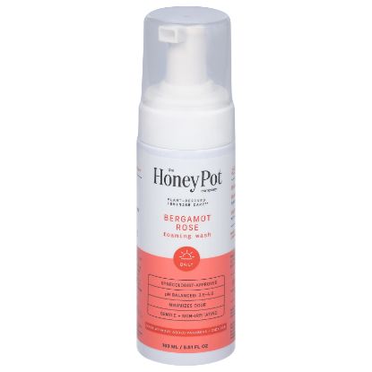 The Honey Pot - Foam Wash Bergamot Rose - EA of 1-5.51 FZ