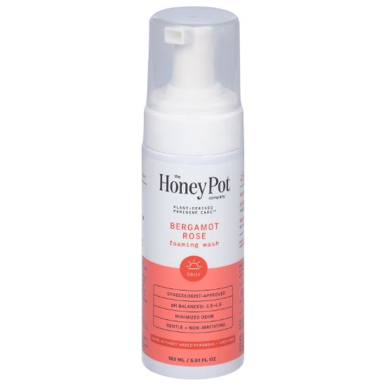 The Honey Pot - Foam Wash Bergamot Rose - EA of 1-5.51 FZ