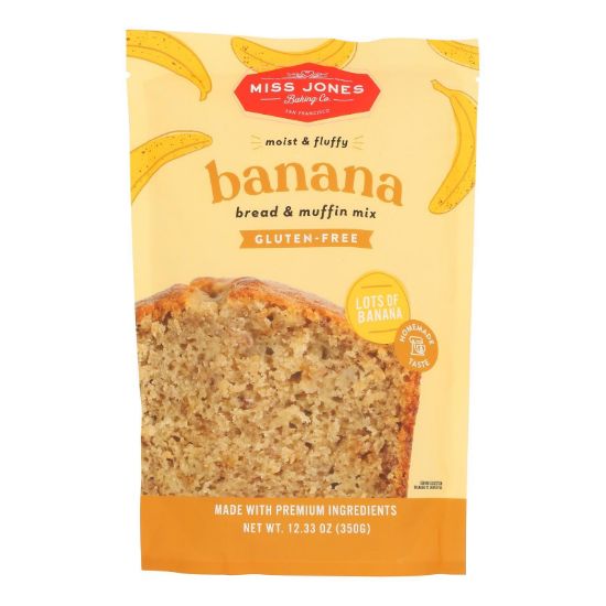 Miss Jones Baking Co - Mx Banana Bread Muffin Gf - CS of 6-12.35 OZ