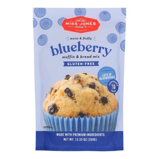 Miss Jones Baking Co - Mx Blubry Muffin Bread Gf - CS of 6-12.35 OZ