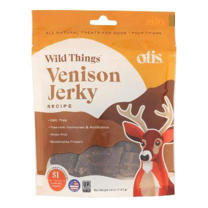 Wild Things - Dog Treat Jerky Venison - CS of 6-4 OZ