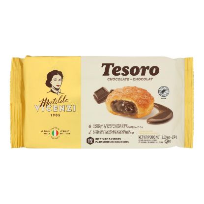 Vicenzi - Cky Tesoro Choc Puf Pstry - CS of 10-3.53 OZ