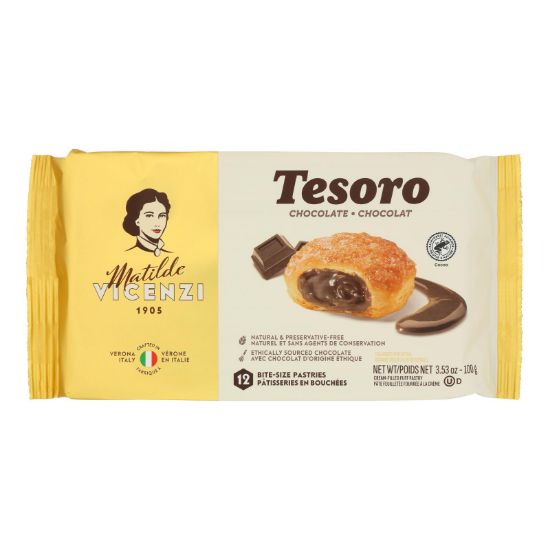 Vicenzi - Cky Tesoro Choc Puf Pstry - CS of 10-3.53 OZ
