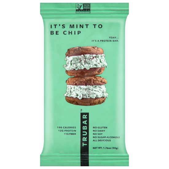 Trubar - Bar Mint Chip Protein - CS of 12-1.76 OZ