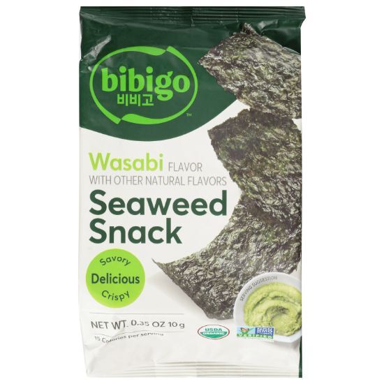 Bibigo - Seaweed Og2 Snack Wasabi - CS of 12-.35 OZ