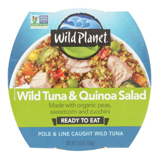 Wild Planet - Salad Wild Tuna Quinoa - CS of 9-5.6 OZ